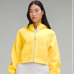 Scuba Oversized Full zip Utility Yellow